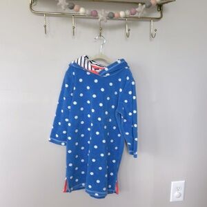 Mini Boden Toddler Swim Coverup w/ Shark Hood